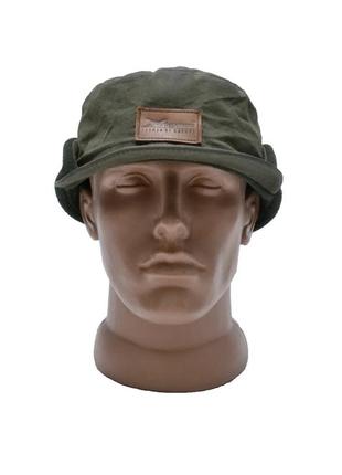 Wigens wax cotton khaki мисливська кепка