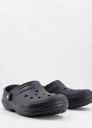 Чоловічі утеплені клоги crocs