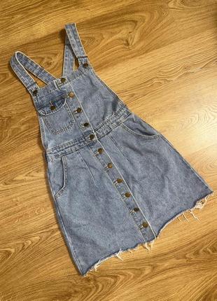 Джинсовый сарафан