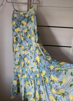 Сарафан в лимони в стилі d&g