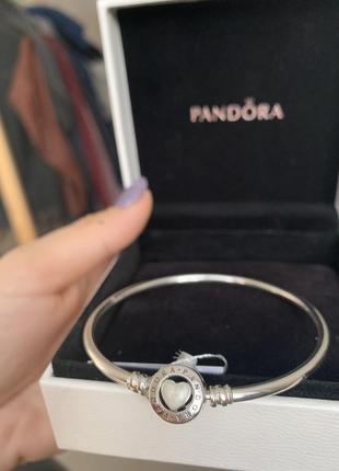 Оригинал pandora лимитированный браслет любящее сердце 590746en23 2