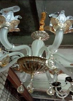 Люстра кришталева підвісна, світильник підвісний sunlight на 8 ламп 1009