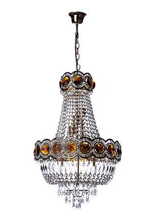 Люстра кришталева підвісна, світильник підвісний sunlight на 7 ламп 0580/7 е