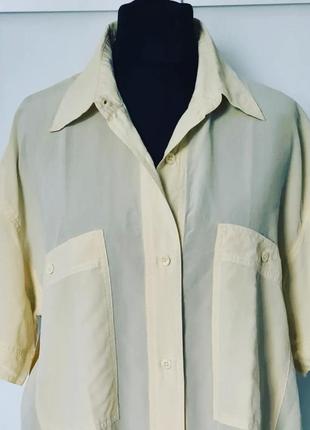 Невероятная, нежная, роскошная, классная шелковая винтажная блузка блуза ретро винтаж натуральный шелк3 фото