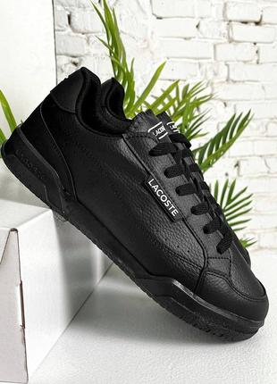 Мужские кроссовки lacoste black l