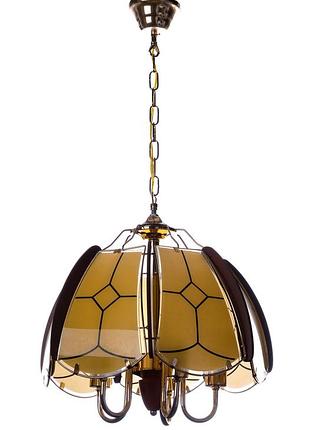 Люстра подвесная, светильник подвесной sunlight бронза (для кухни) 8936/5