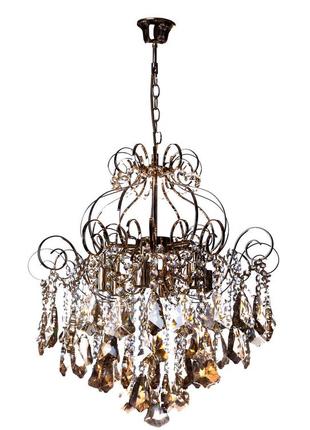 Люстра кришталева підвісна, світильник підвісний sunlight на 6 ламп 0779/6 e