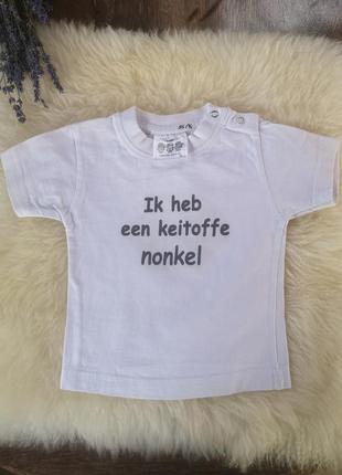 Трикотажна футболка на 3-6 місяців