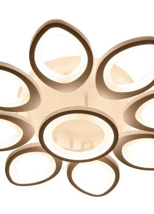 Потолочная led люстра, светильник светодиодный sunlight белый 1505 (630)4 фото