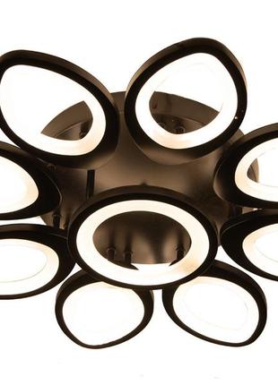 Потолочная led люстра, светильник светодиодный sunlight белый 1505 (630)8 фото