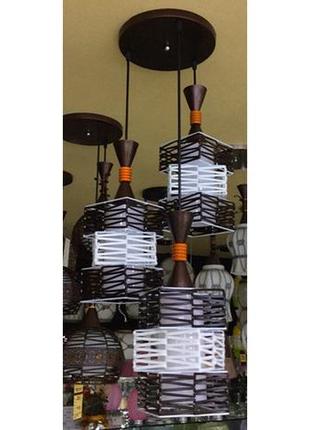 Люстра підвісна, світильник підвісний sunlight на один плафон 727