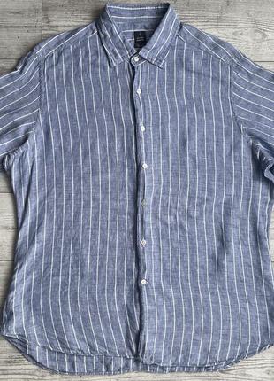 Сорочка\рубашка mastai ferretti striped linen shirt