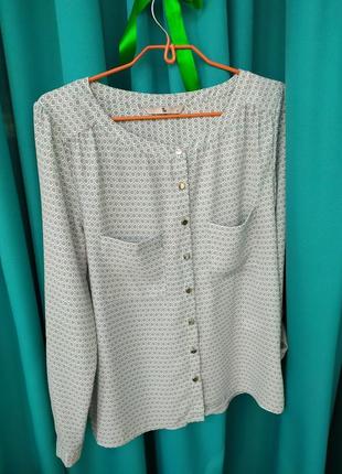 Бирюзовая блуза tu3 фото