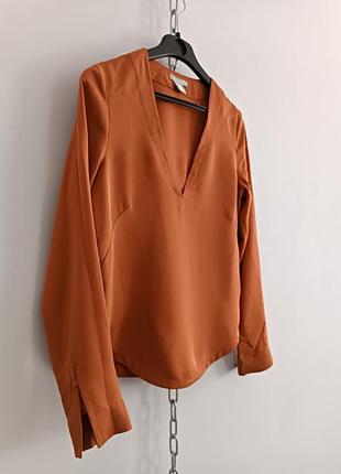 Шёлковая блуза 100 % шёлк , h&m ,36, 165/84 cm3 фото
