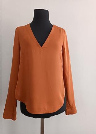 Шёлковая блуза 100 % шёлк , h&m ,36, 165/84 cm6 фото