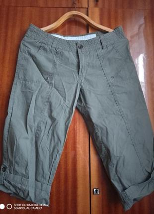 Продам лeгкие котоновые бриджи,капри  denim co p.10(46-48)