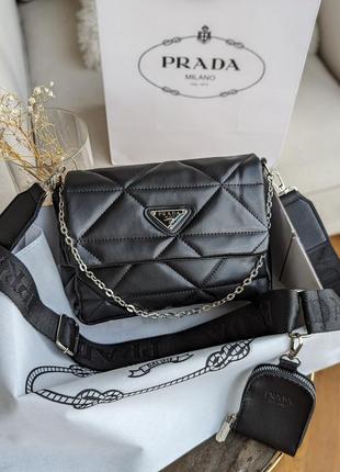 Модная стильная женская черная сумочка