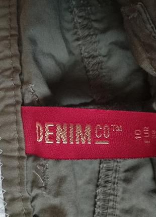 Продам лeгкие котоновые бриджи,капри  denim co p.10(46-48)5 фото