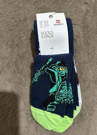 Носки h&m lego ninjago 31-33 г.