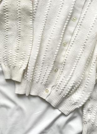 Кофта, кардиган, джемпер, пуловер, белая, белый, білий, біла, canda, c&a4 фото