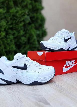 Женские кроссовки plrzd nike m2k tekno white black