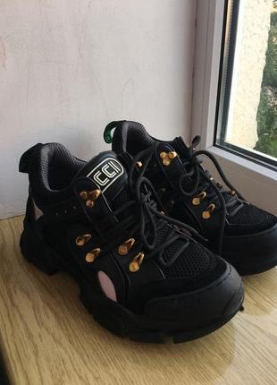 Женские кроссовки gucci gg flashtrek