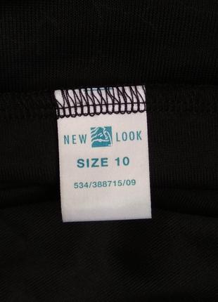 Легкая прозрачная шифоновая черная макси юбка new look с цветочным принтом/летняя длинная женская юбка6 фото