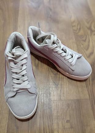 Базовые кроссовки кеды puma suede classic3 фото