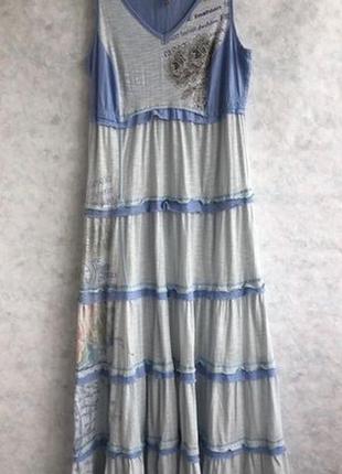 Летняя распродажа italy boho ibiza 175€ платья махси новое с этикеткой bcbg2 фото