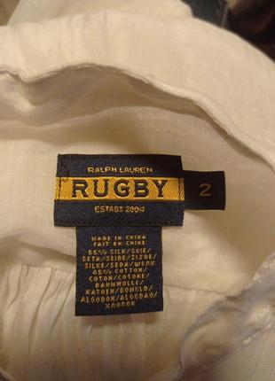 Винтажная брендовая рубашка rugby ralph lauren,p.26 фото