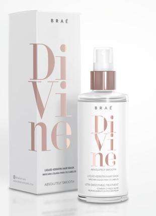 Brae divine liquid keratin hair mask - глибоко зволожуюча рідка маска для волосся, 60 мл1 фото