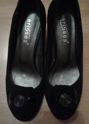 Розкішні туфлі натуральна замша 33 розмір