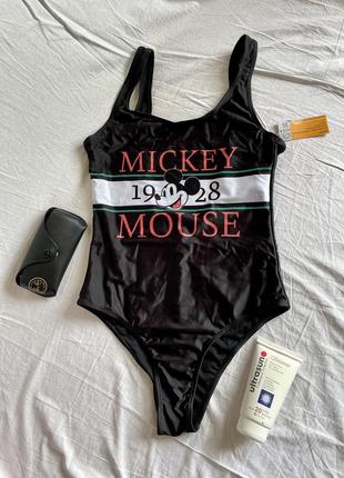 Суцільний купальник mickey mouse