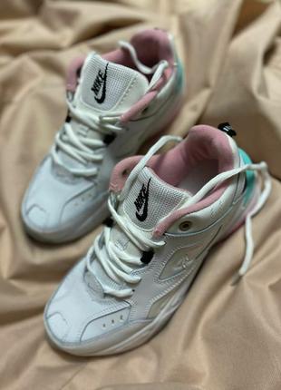 Nike m2k tekno white moon pink