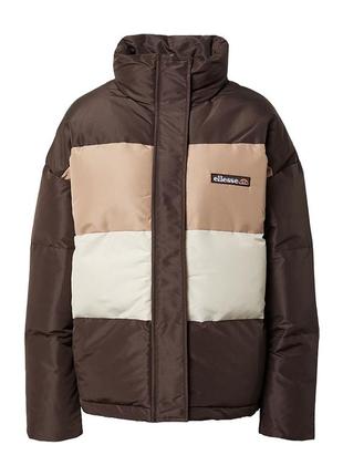 Пуховик ellesse rosalena padded jacket brown sgp16127-200 оригинал7 фото