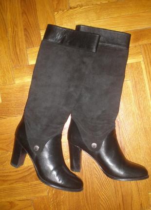 Кожаные сапожки pier lucci ) 39р