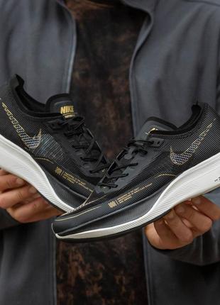 Мужские кроссовки nike air zoom x black gold 40-41-42-43-44-455 фото