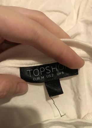 Футболка вискоза topshop xxs/xs2 фото