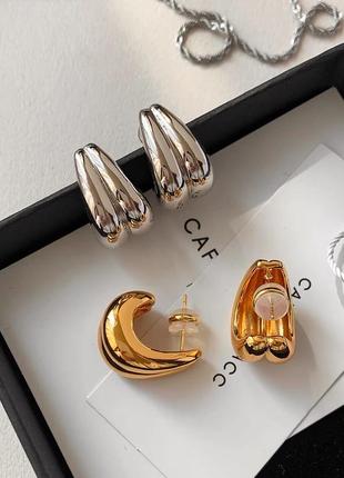 Сережки в стилі celine