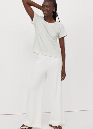 Новая хлопковая базовая футболка h&m