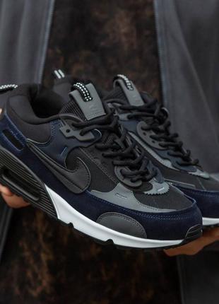 Мужские кроссовки nike air max 90 fortuna black blue 40-41-42-43-44-45