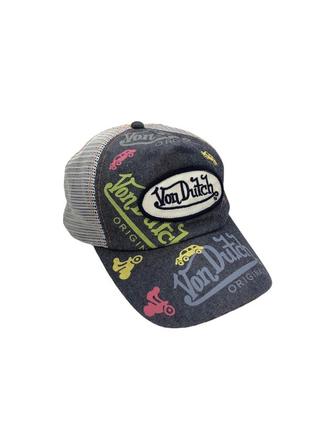 Вінтажна бейсболка von dutch truck cap kustommade korea рідкісна ексклюзив rare снепбэк кепка далекобійника