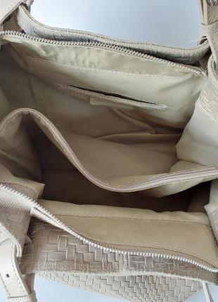 Италия новая кожаная сумка "vera pelle".8 фото