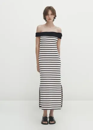 Платье миди massimo dutti оригинал