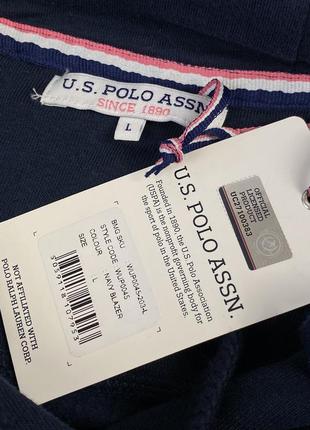 Худи u.s. polo assn uspa authentic since 1990 оригинал размер l xl темно синий6 фото