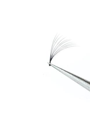 10d-с-005-14 mm по 100 шт. пучковые ресницы для наращивания santalucia