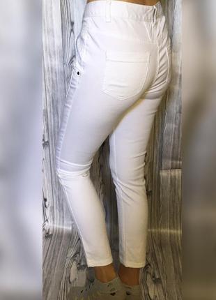 Жіночі білі джинси women limited by tchibo р.44\s завужений крій2 фото
