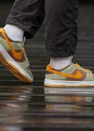 Кроссовки nike sb dunk low brown khaki3 фото