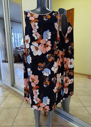 Вискозное платье 👗 большого размера