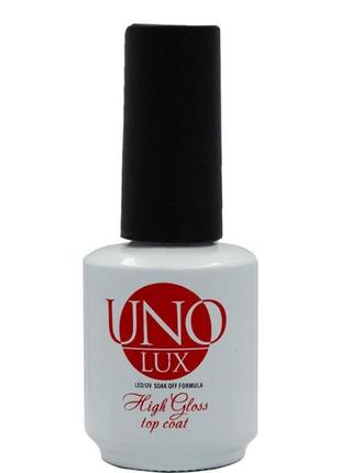 Топ для гель лаку uno gloss lux top (15 мл)